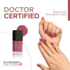 Dr.'s Remedy Relaxing Rose brush applies smooth, even color