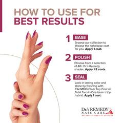 Dr.'s Remedy organic ingredients label highlights lavender and vitamins.