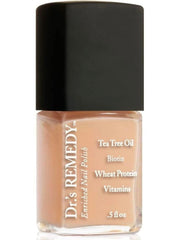 Dr. Remedy Purity Peach bottle with non-toxic, all-natural formula for safe wear.