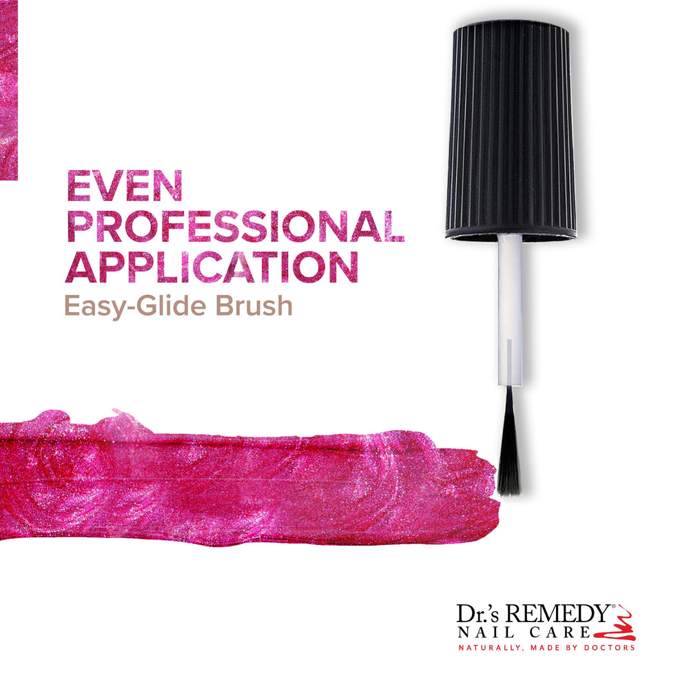 Dr.'s Remedy Perceptive Periwinkle swatch demonstrates smooth coverage and balanced sheen.