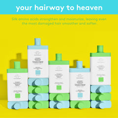 Pump view of Drunk Elephant Cocomino Marula Cream Conditioner demonstrates easy application and smooth results.