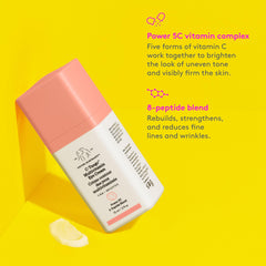 Drunk Elephant eight-peptide blend close-up on bottle label