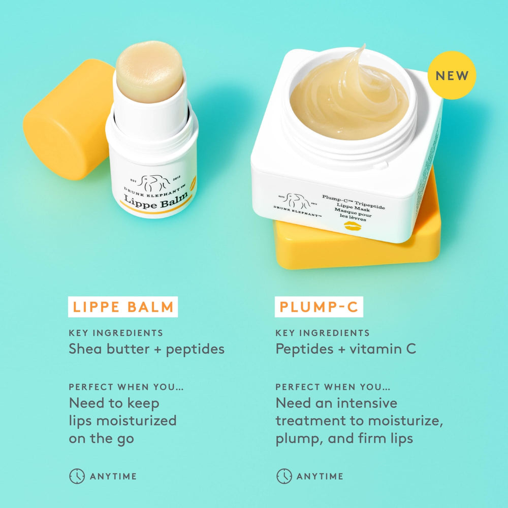 Drunk Elephant Plump-C Lippe Mask packaging and labeling
