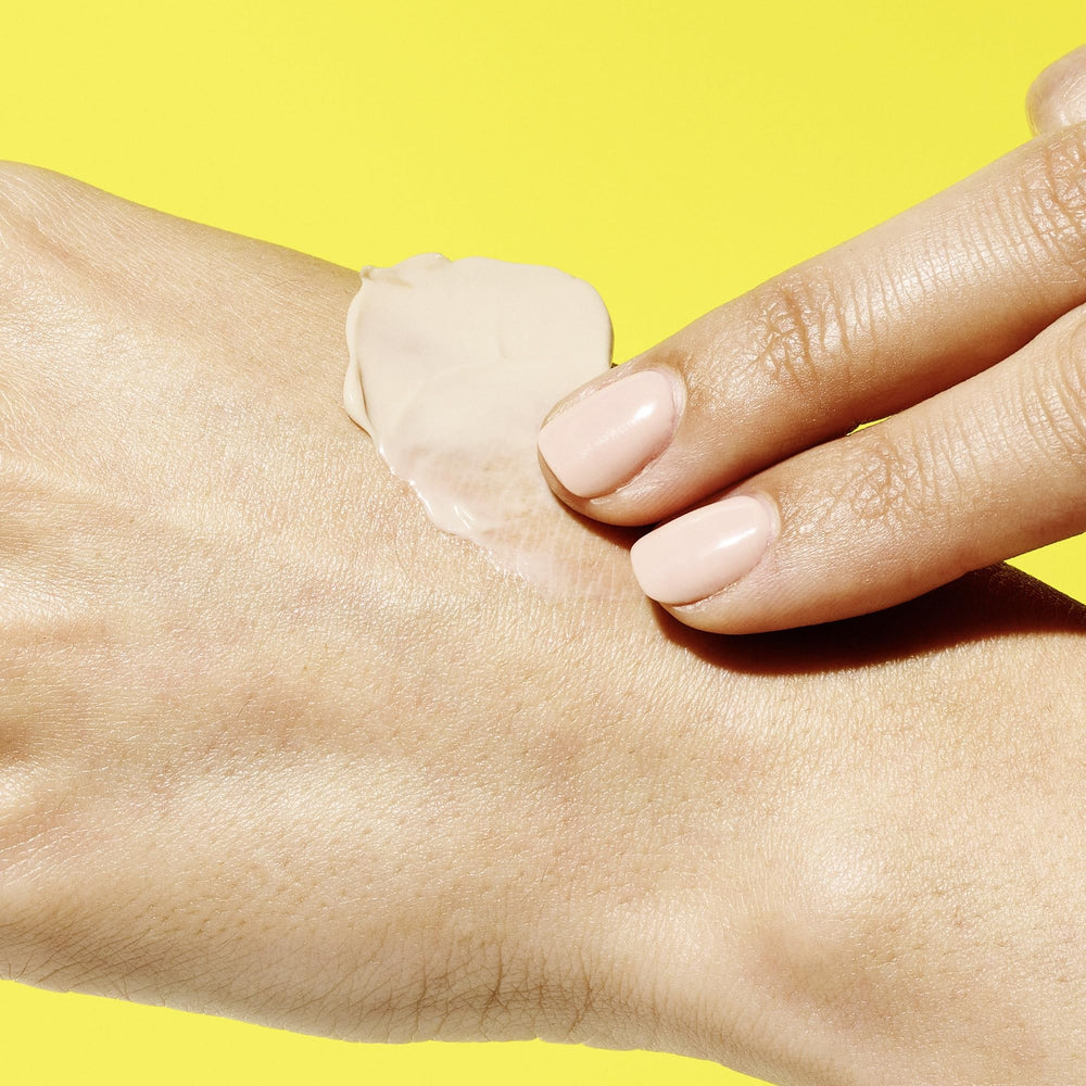 Hands look hydrated and comfortable after using Therabu Hand Cream.
