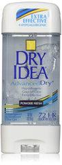 Dry Idea Advanced Dry Powder Fresh Gel applied smoothly without white marks for daily freshness.