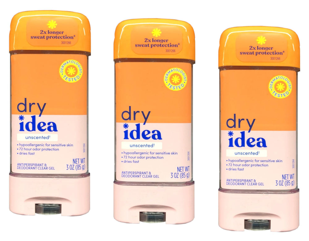 Dry Idea underarm application demonstrates quick refresh with the gel.