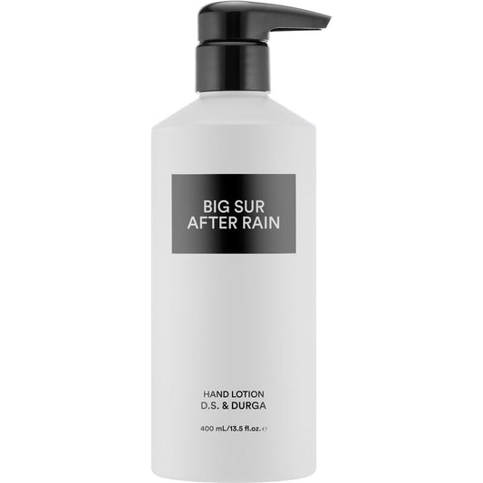 DS & Durga Big Sur After Rain hand lotion bottle delivering luxurious hydration