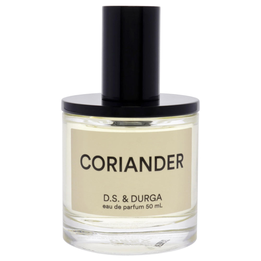 D.S. & Durga Coriander EDP spray application demonstrating long-lasting fragrance throughout the day.