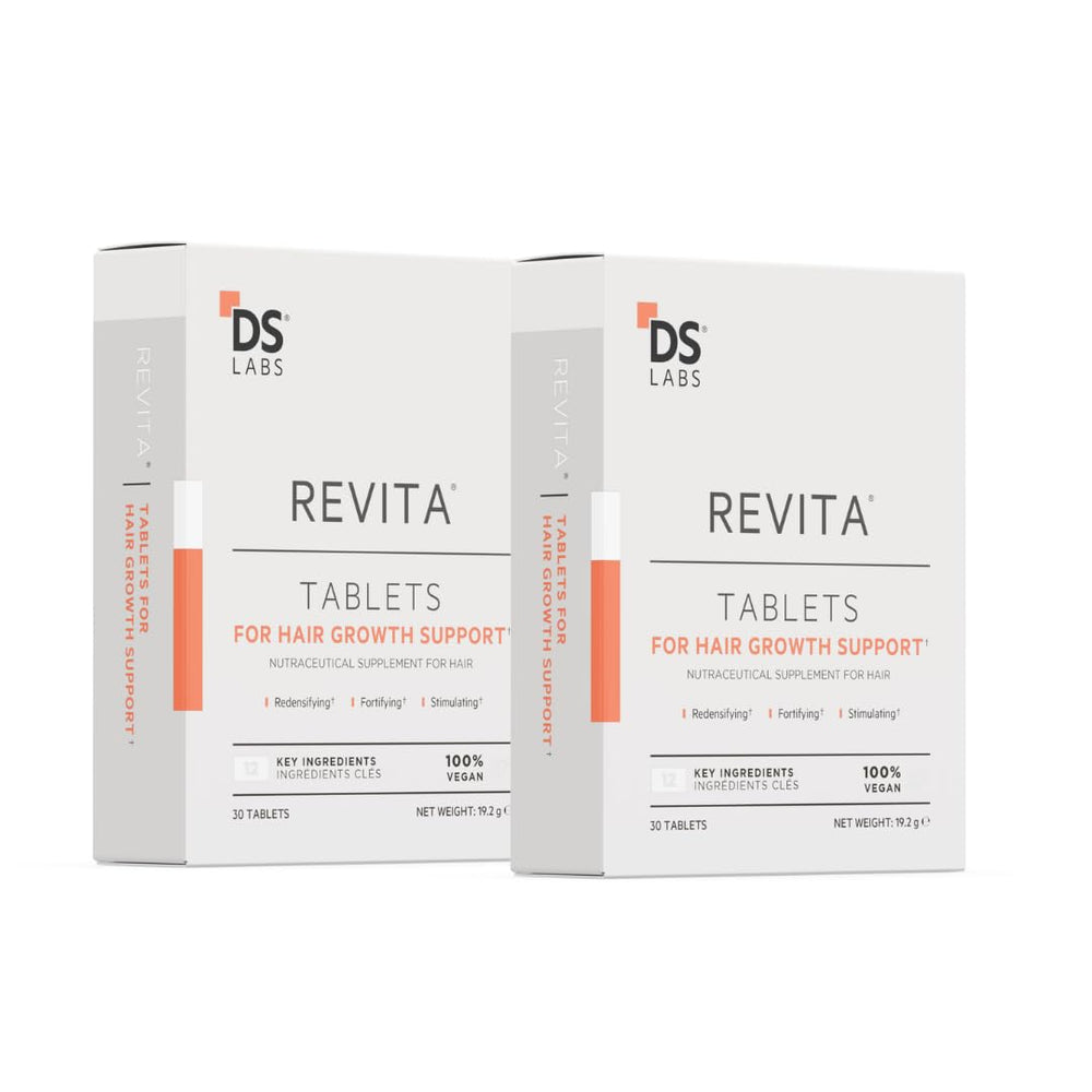 DS Laboratories Revita Hair Density bottle front view highlighting daily supplement