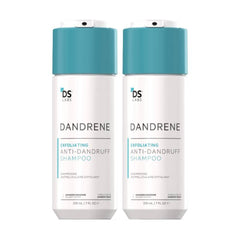 DS Labs Dandrene shampoo bottle front view shows color-safe, sulfate-free formula for a healthy scalp