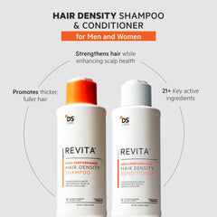 DS Laboratories Revita duo packaging showcases the two-step scalp care system