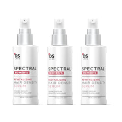 DS Labs Spectral Women's Hair Density Serum bottle close-up for daily lightweight use.