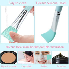 DUAIU blush brush for even blush distribution and natural color.