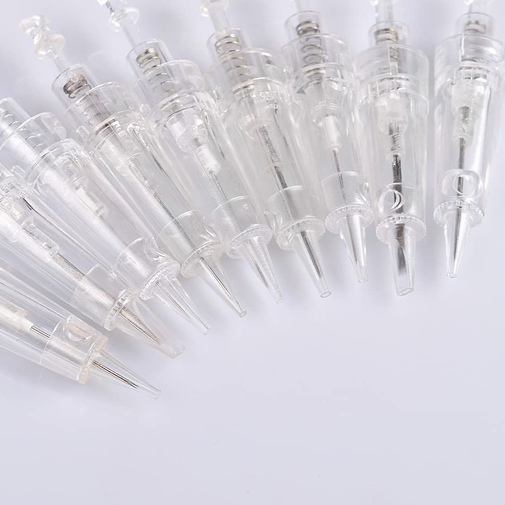 DuBeauty 50-pack disposable needles in compact packaging.