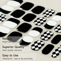 DUKASOU prep pads, nail file and stick ensure clean nail prep and edge refinement.