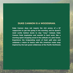 Duke Cannon 3-pack gift-ready packaging ideal stocking stuffer for outdoors enthusiasts.
