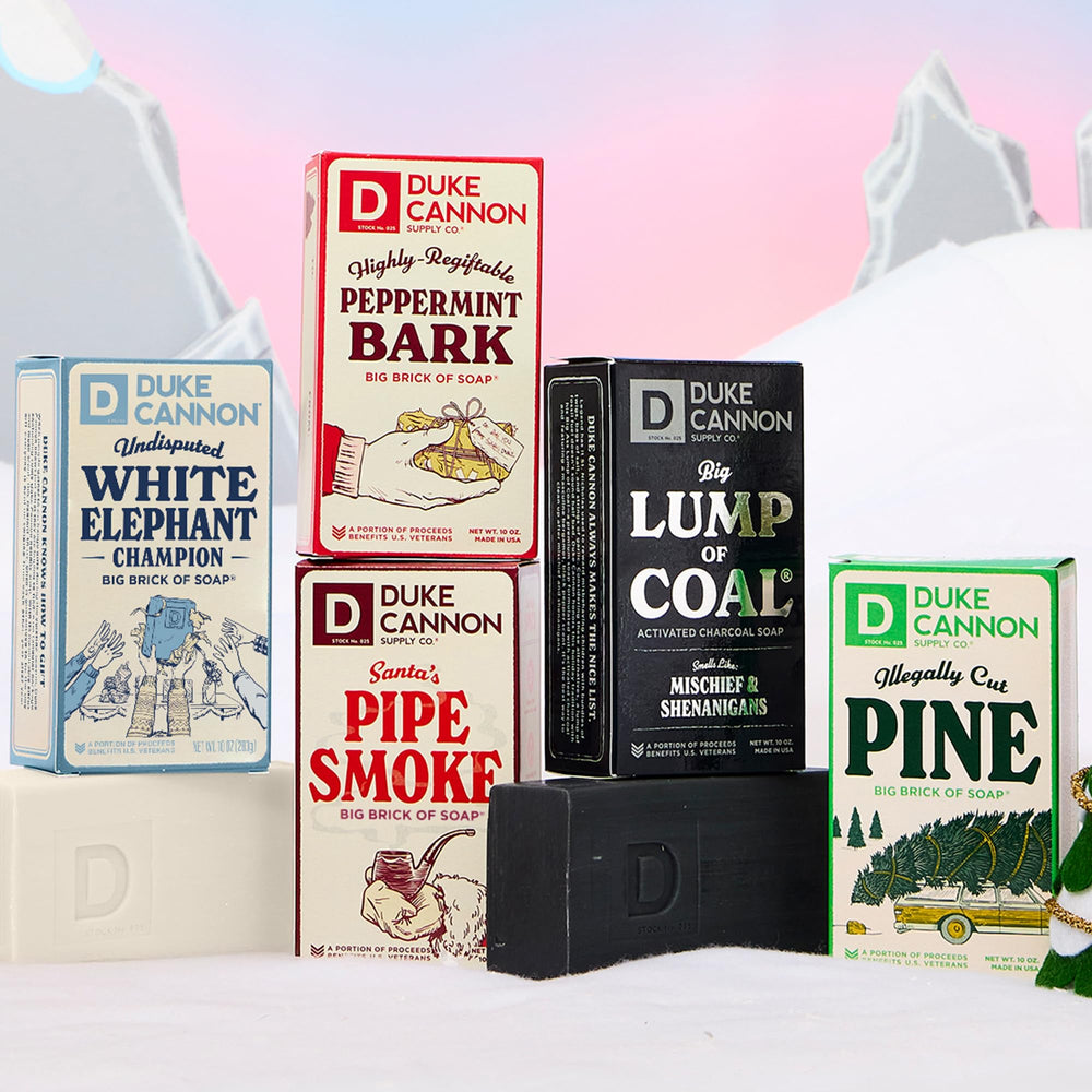 Duke Cannon cruelty-free soap bar for eco-conscious grooming.