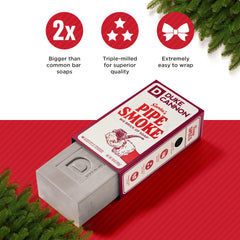Gift-ready packaging and veteran support messaging from Duke Cannon.