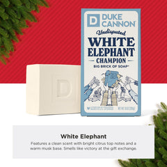Duke Cannon USA-made soap bar showcasing craftsmanship.