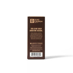 Duke Cannon Proper Cologne Palomino cap and label detail suggests premium small-batch production.