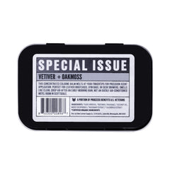 Duke Cannon solid cologne travel tin packaging for daily use on the go.