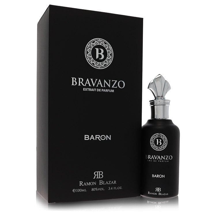 Dumont Bravanzo Baron perfume bottle, ideal for evening wear with a lasting scent.