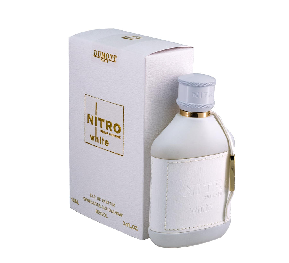 Dumont Nitro Intense close-up cap and nozzle details