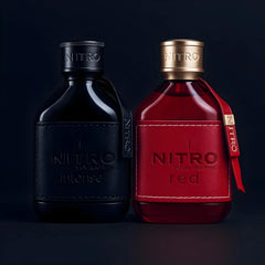 Dumont Nitro set packaging highlights dual fragrances for versatile style choices.