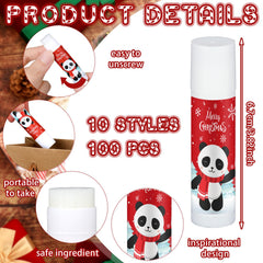 Dunzy polar bear lip balm provides lightweight moisture for dry winter lips
