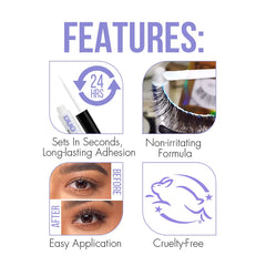 DUO gentle formula fits sensitive eyes and contact lens wearers