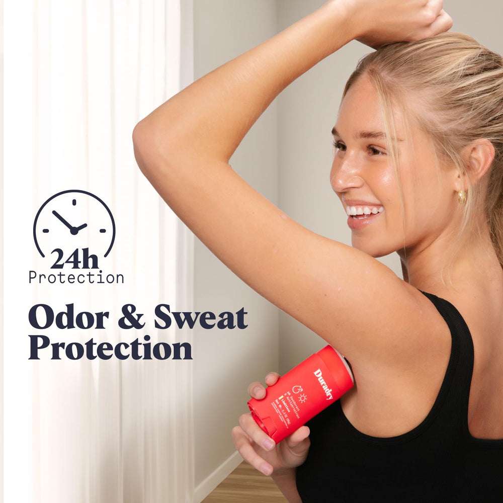 Duradry Limitless travel-size antiperspirant convenient for on-the-go