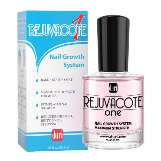 Duri Rejuvacote 1 bottle close-up showing nail repair and growth