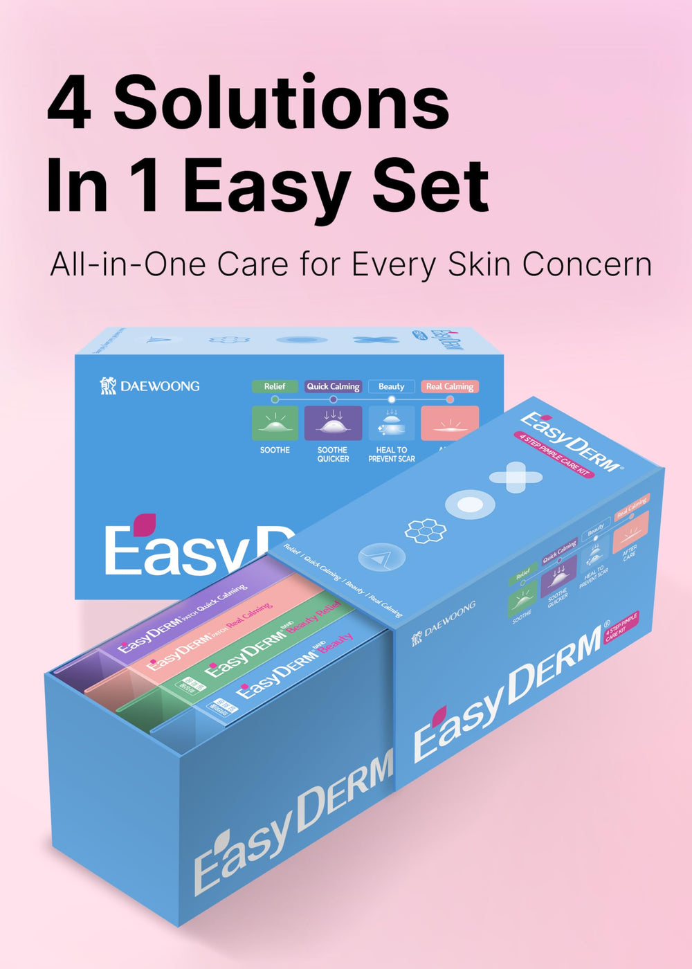DWEasyDerm Easyderm patch tea tree oil close-up for calming care