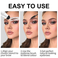 DWNDN long-lasting smudge-proof formula keeps brows defined.