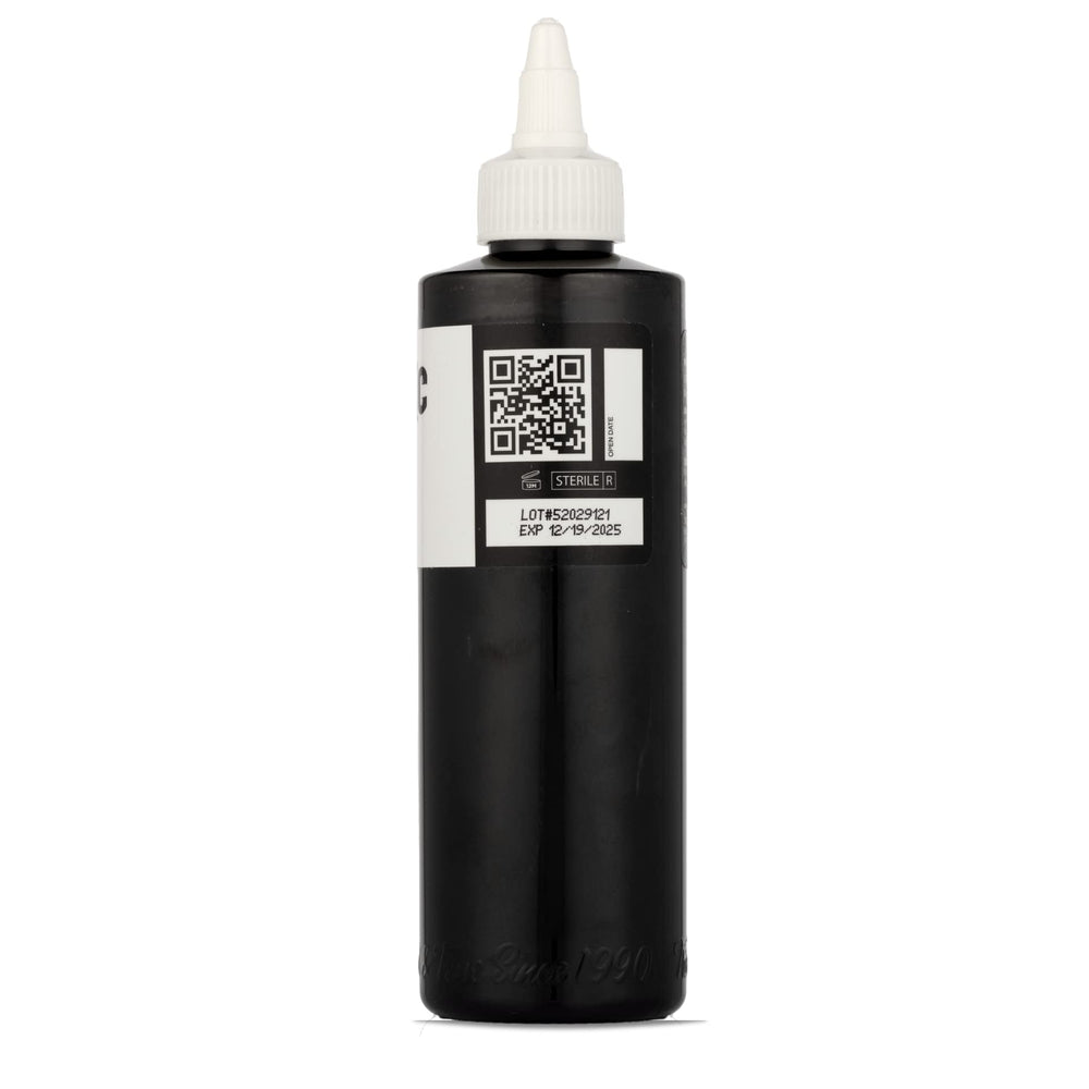 Close-up of Dynamic Color Co ink bottle label showing authenticity features