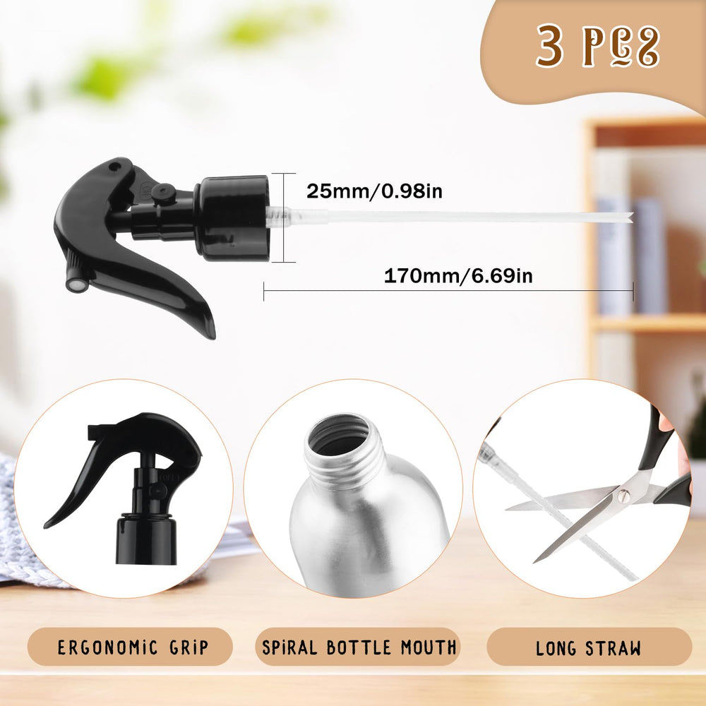 DynnnDy spray bottle with lockable nozzle to prevent leaks during storage