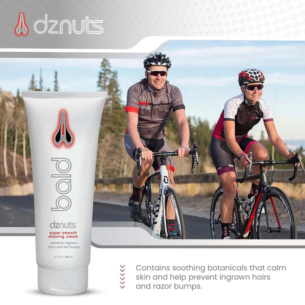 Dznuts Label highlights natural botanicals for soothing skin care.