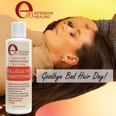 e70 Folliculitis Conditioner packaging highlights recyclable materials