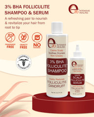 e70 Folliculitis Serum bottle targets irritated areas with soothing hydration.
