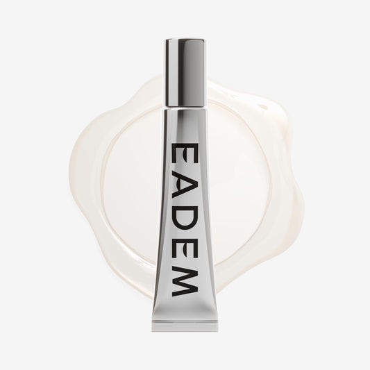 EADEM Le Chouchou Butter Mochi balm jar close-up showing clear shine