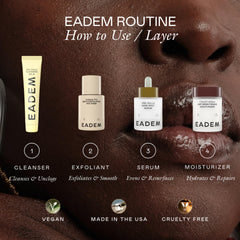 EADEM Cloud Cushion daily glow after application in routine.