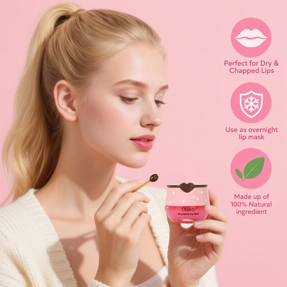 Eakroo Aloe flavor lip balm in honey pot for gentle care