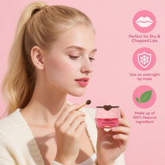Eakroo Aloe flavor lip balm in honey pot for gentle care