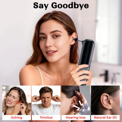 Ear Wax Removal System USB rechargeable for cordless convenience.