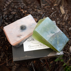 Earth and Home decorative rocks for bathroom, doubles as a conversation starter.