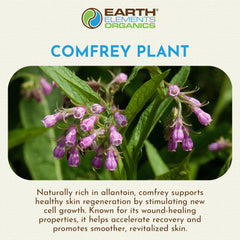 Close-up of comfrey oil texture showing a light, fast-absorbing spread.