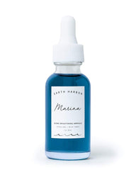 Earth Harbor Marina Biome Brightening Ampoule bottle showing daily brightening application