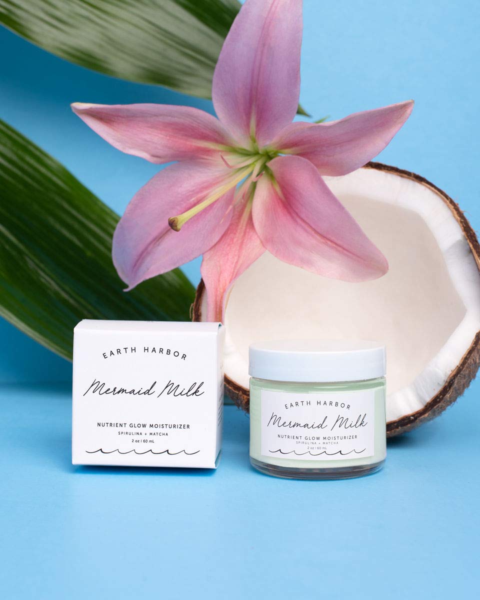 Earth Harbor Mermaid Milk vegan hyaluronic acid drop signals hydration boost