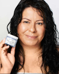 Spoon of Mermaid Moon balm highlights rich formula and clean ingredients
