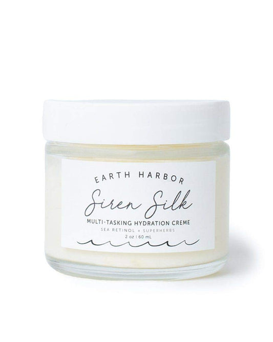 Earth Harbor Siren Silk cream texture close-up showing silky hydration